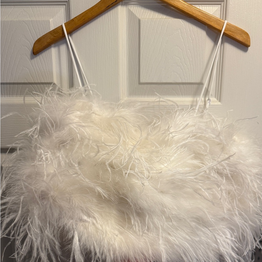 Banana Republic White Feather Camisole